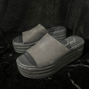 Free People Harbor Platform Sandals Size 37